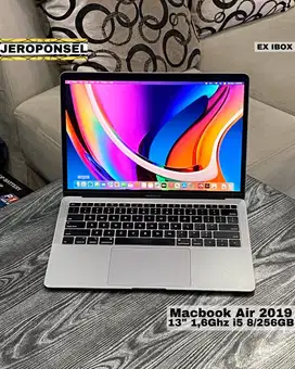MACBOOK AIR 2019 13” I5 8/256GB EX IBOX MVFJ2 ORIGINAL GARANSI
