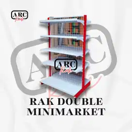 Jual rak minimarket deubel setarting tinggi 150.cm shelfing 5 susung