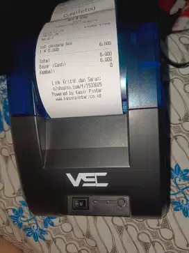 Printer thermal bluetooth VSC 58V 58mm Rj11