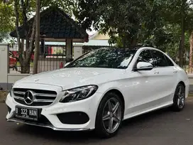 Mercedes Benz C250 AMG 2016 W205 LOW KM 50rb MINT CONDITION putih