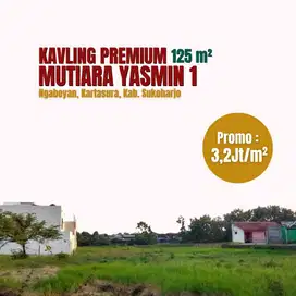 Jual Tanah Murah Solo, 400 meter Tugu Kartasura: Luas 125 m2, SHM