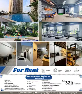 Disewakan Murah!!! Studio Apartemen Skyhouse Alam Sutera, Tangerang
