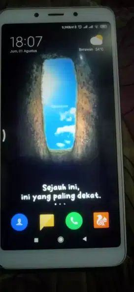 Jual redmi 6 4G ram 3/64 minus dikit