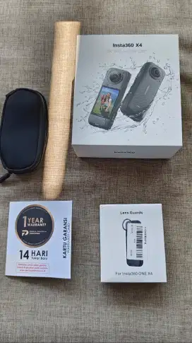 Insta 360 X4 Mulus dan Lengkap plus Accessories