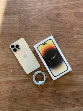 Iphone 14 Pro Max 256GB Gold Resmi