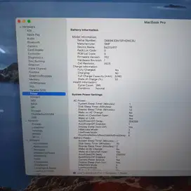 MACBOOK PRO A1707 TOUCHBAR 2017 CORE I7 16GB SSD 256GB LED 15 VGA RADE