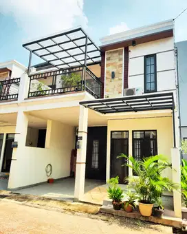 Rumah Gaya Bali Terlaris!! Akses Super Strategis - dekat LRT & TOL