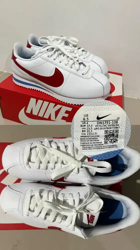 BNIB Nike Cortez White Original