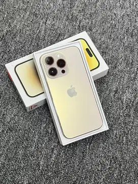 Iphone 14 pro 128gb resmi iBox Gold fullset original bisa TT