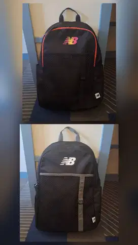 Tas Ransel NEW BALANCE - NEW Mesh Pocket Backpack Original Black