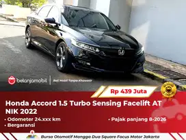 [ BERGARANSI ] Honda Accord 1.5 Turbo Sensing Facelift AT 2022 2023
