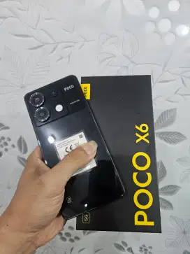 Poco x6 5G rwm 12/256 fullset mulus
