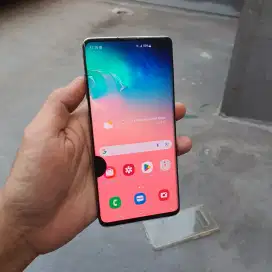 SAMSUNG S10 PLUS SEIN 8/128 GB MULUS MINUS TOMPEL FUNGSI 100% NORMAL