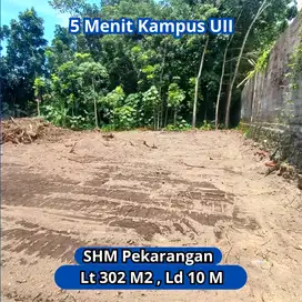 Jual Tanah Kost Jogja Siap Akad Dekat Kampus UII SHM Pekarangan