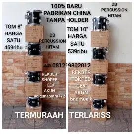 NEW TERMURAH TOM 8 10 CINA DB PERCUSSION