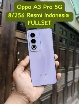 Oppo A3 Pro 5G 8/256 Purple Mulus Fullset Resmi Indonesia