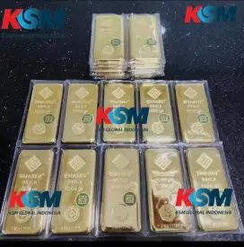 Dijual murah LM emas batangan non logo/ logo simbaasli bersertifikat