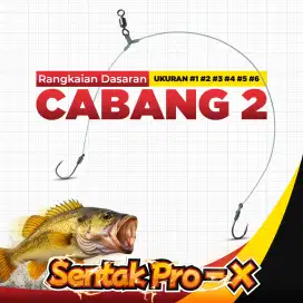 Jual Rangkaian Pancing Cabang 2