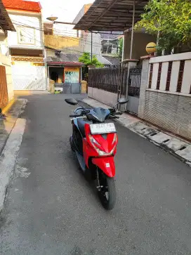 Beat 110 2024 Merah hitam