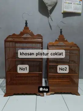 sangkar khosan plistur coklat no 1&2