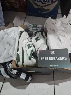 NB 550 hijau size 43