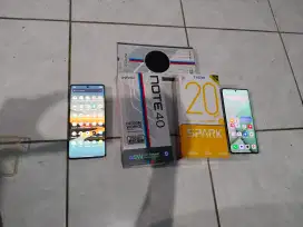 infinix note 40 + tecno spark 20 pro +