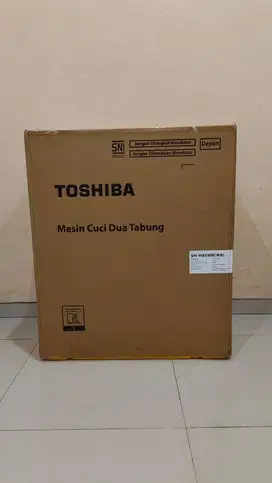 Mesin Cuci Toshiba 2 tabung NEW DARI HADIAH