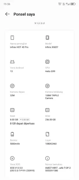 handphone Infinix