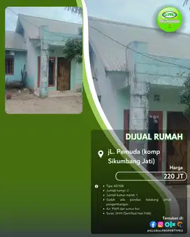 Dijual Rumah Murah Pekanbaru Siap Huni Daerah Pemuda!