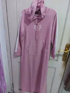 Gamis pink hoodie