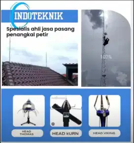 Spesialis ahli jasa pasang penangkal petir Jayanti Jambe kelapa dua