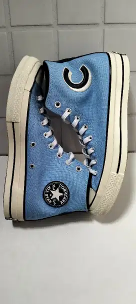 Jual sepatu all star Converse 70s high biru muda size 42