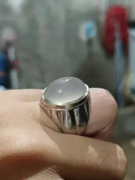 Natural Batu Anggur Blue Klasik Kristal Giwang Melintir