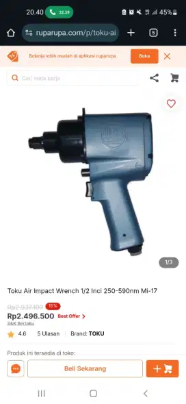 Jual impeck angin merek tuko