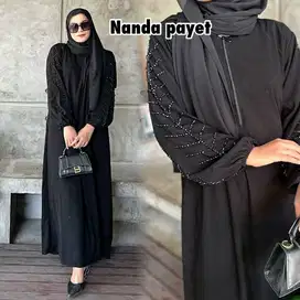 abaya nadya payet