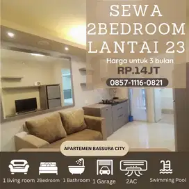 2 kamar sewa full furnish tower baru apartemen bassura city
