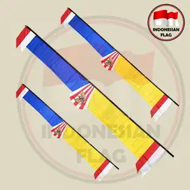 Bendera Merah Putih Umbul umbul Layur Biru 3.2 meter
