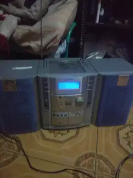 Jual aja santai tape compo merk Polytron,masih normal ori bawaan pbrik