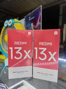 Redmi 13x 8/128 lengkap ready stock cod bisa garansi 1 tahun resmi