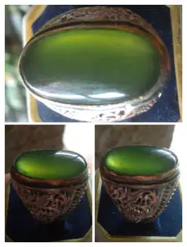 Batu Serpentine Ijo Apel