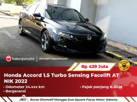 [ BERGARANSI ] Honda Accord 1.5 Turbo Sensing Facelift AT 2022/2023