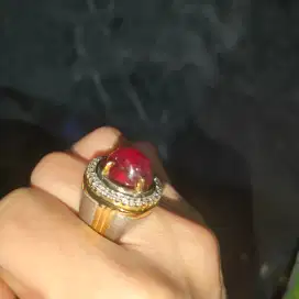 Cincin Batu Natural Ruby Surabaya