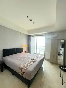 Disewa Apartemen Gold Coast Pik studio sea view full furnished