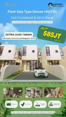 Rumah semi villa  murah strategis dkt ktr kbb di Ngamprah Padalarang