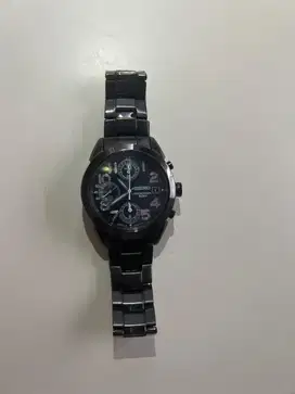 Original Japan Seiko Watch 7T92-OJMO Chronograph Water Resistant