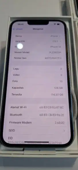 Iphone 14 128gb blue digimap