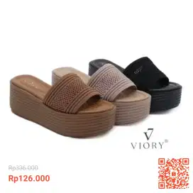 Sandal wanita/ wedges IVORY