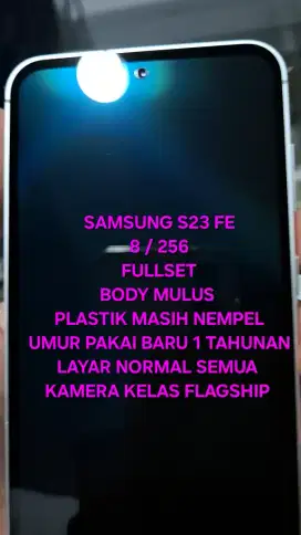 SAMSUNG S23 FE 8/256 FULLSET MULUS ISTIMEWA