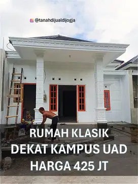 Rumah dekat RS Nur Hidayah di Jl Imogiri Barat KM 10 Proses Bangun