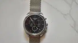 Tissot T-Classic Chronograph Black Dial Mesh